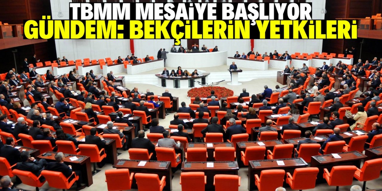 TBMM Genel Kurulu ve komisyonlarda mesai başlıyor