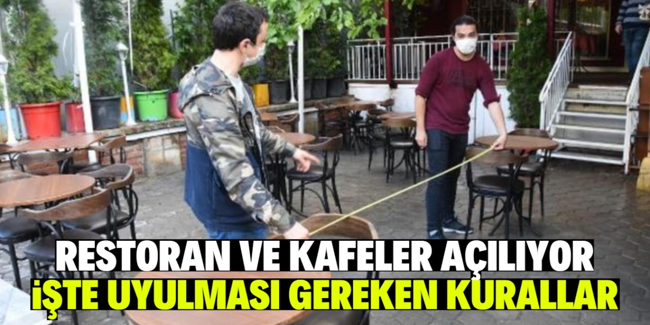 Sağlık Bakanlığı, restoran ve kafelerde alınması gereken önlemleri açıkladı