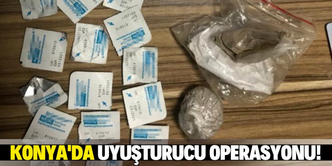 Konya’da uyuşturucu operasyonu: 2 kişi tutuklandı!