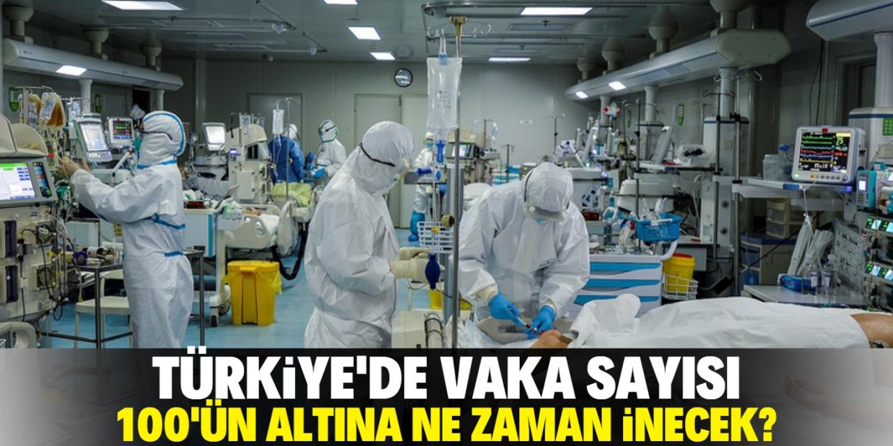 Türkiye'de vaka sayısı 100'ün altına ne zaman inecek? Tarih verildi