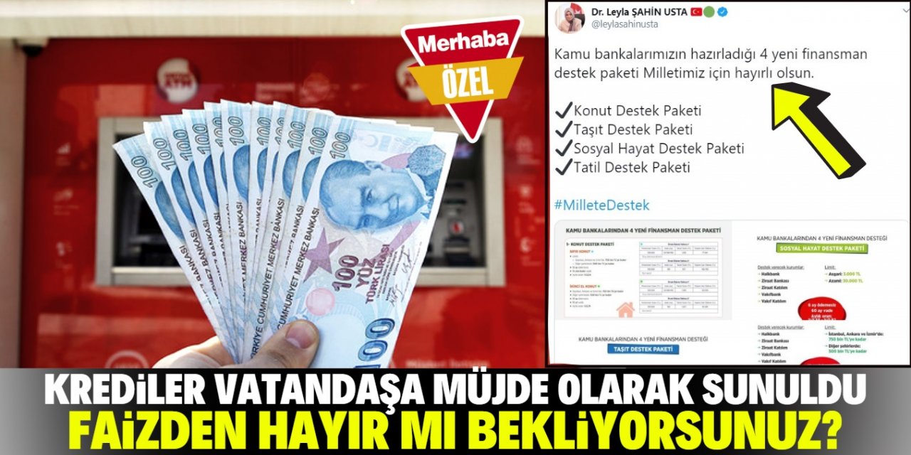 'Hayırlı olsun' mesajıyla faizli kredi sundular! Faiz hayır getirmez!