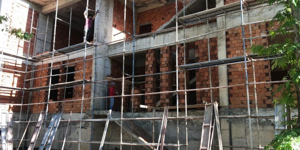 Seydişehir'de KOMEK inşaat çalışmaları başladı 