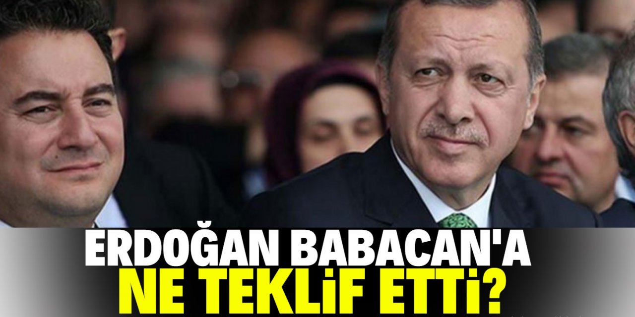 Erdoğan, Ali Babacan'a hangi görevi teklif etti?