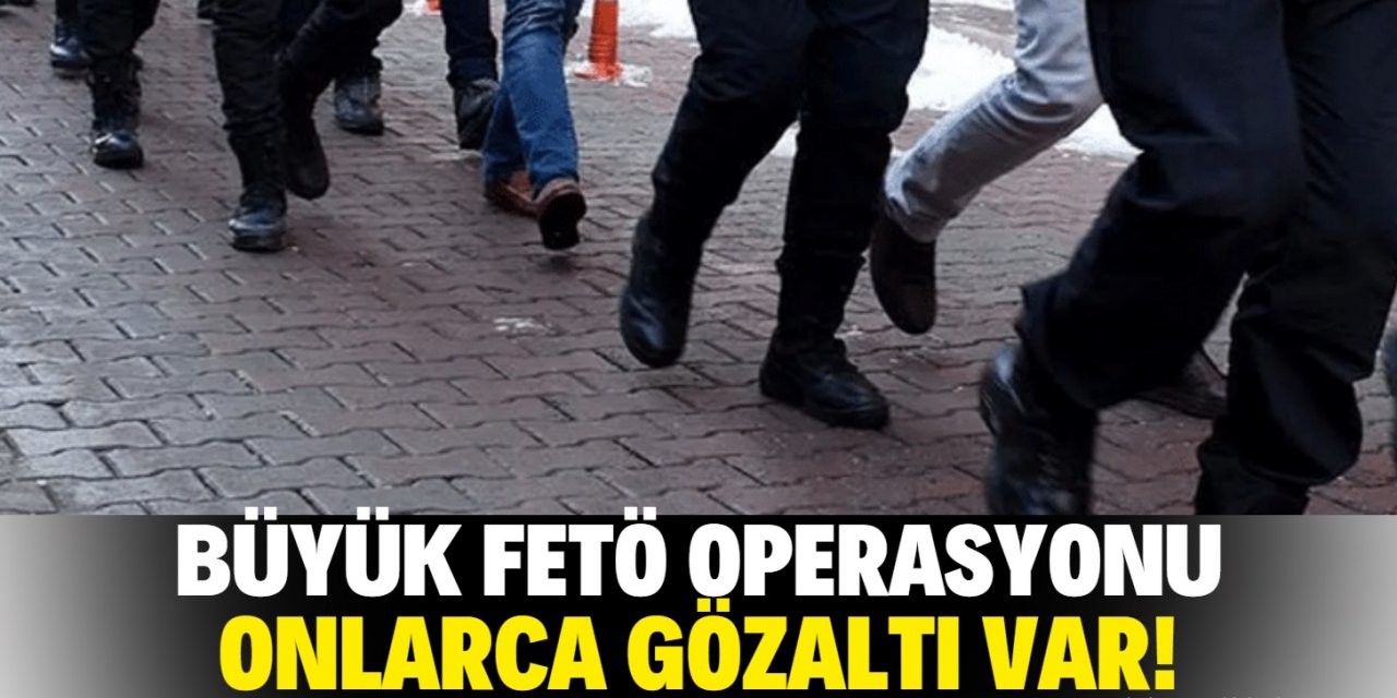 İzmir merkezli FETÖ operasyonu: Onlarca gözaltı var
