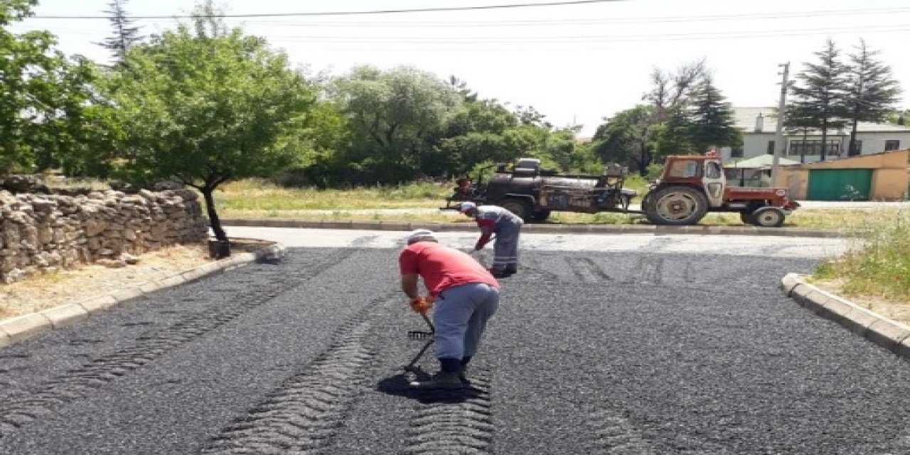 Seydişehir'de asfalt çalışmalar devam ediyor 
