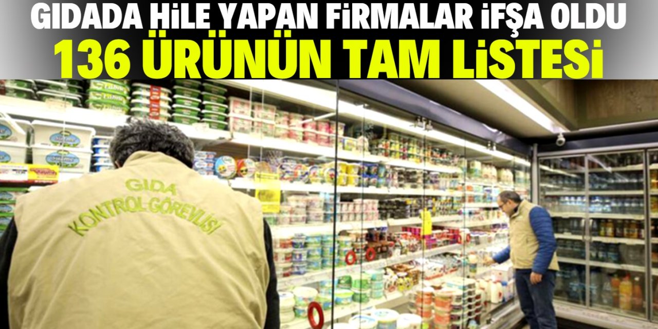 Bakanlık hileli ürünleri ifşa etti! Listede Konyalı firmalar var!