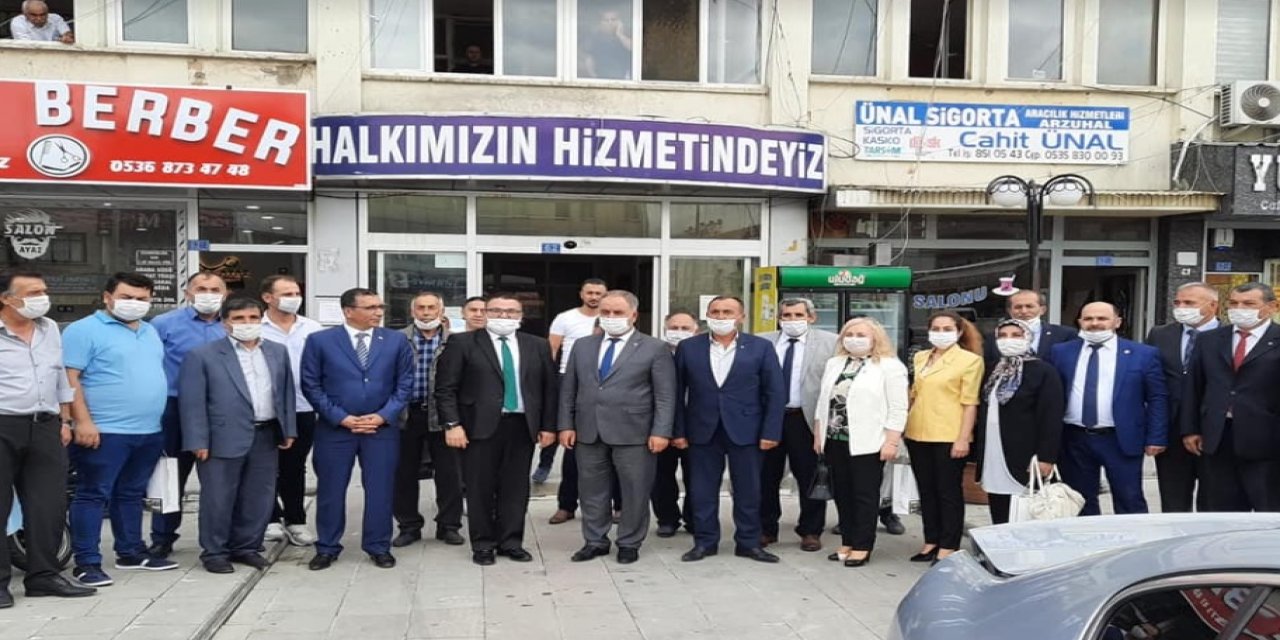 MHP Konya'dan Yunak ziyareti