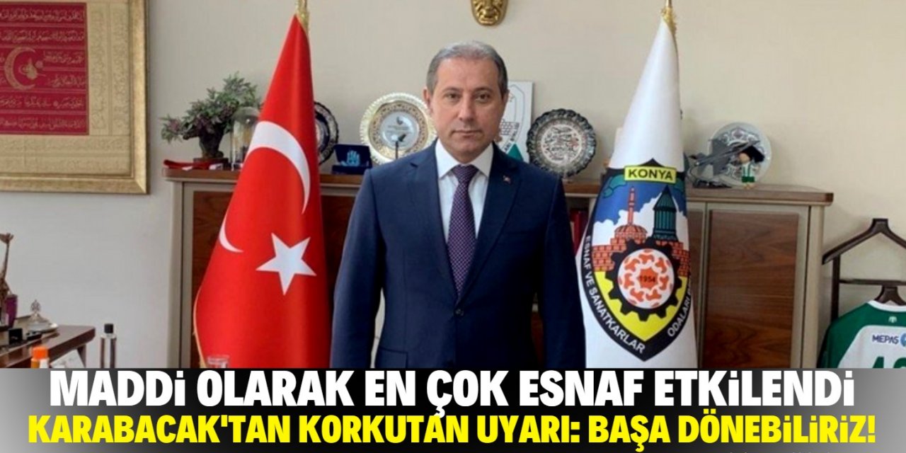 Karabacak uyardı: "Yeniden başa sarabiliriz"