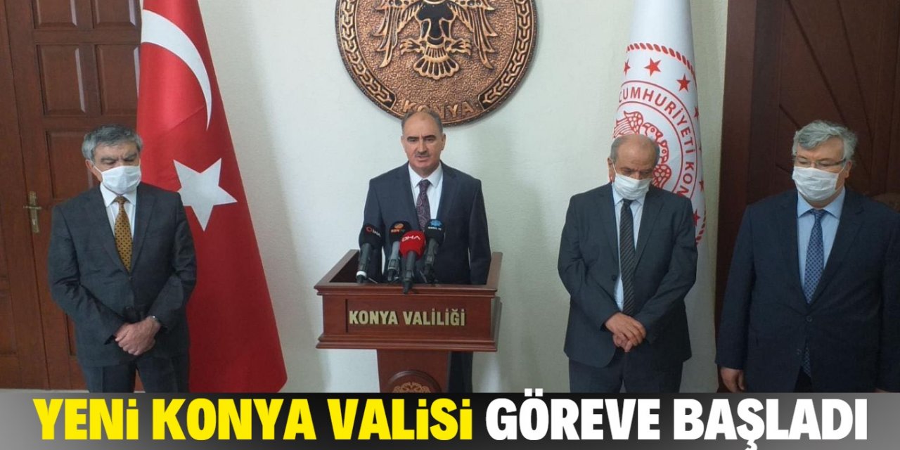 Yeni Konya Valisi Vahdettin Özkan göreve başladı