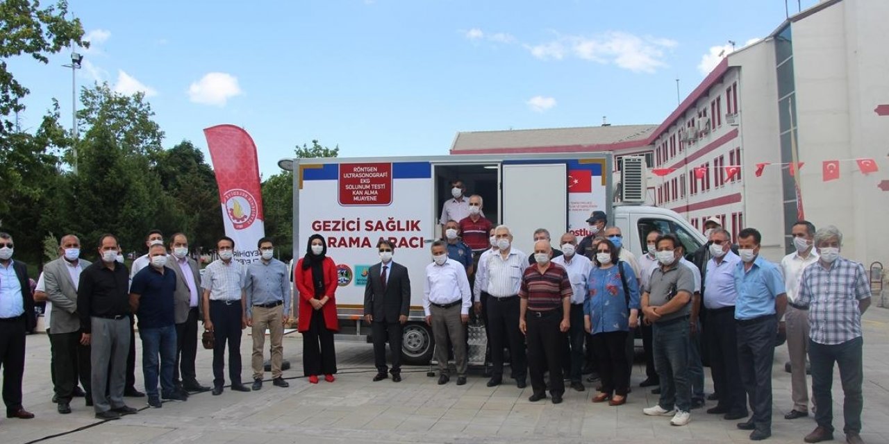 Seydişehir'de gezici sağlık aracı hizmette