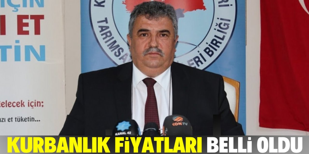 Konya'da kurbanlık fiyatları belli oldu (2020)