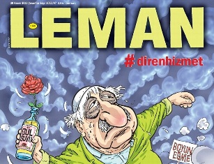 LEMAN'ın Gülen karikatürü dillerde