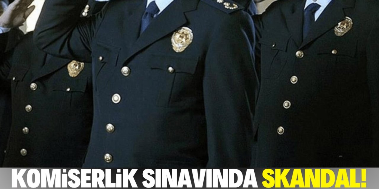 Komiserlik sınavında skandal! Yanlış soruyu bile doğru bilmişler