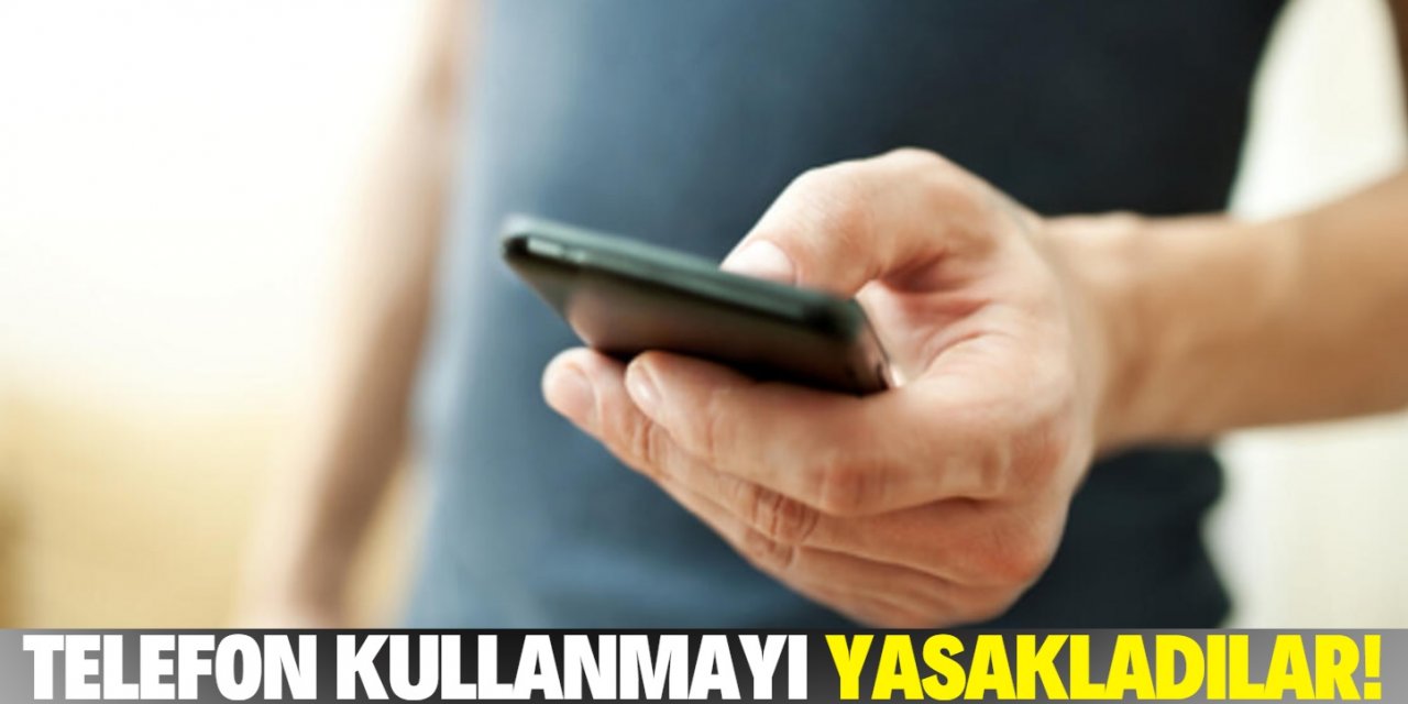 Yürürken telefon kullanmak yasaklandı!