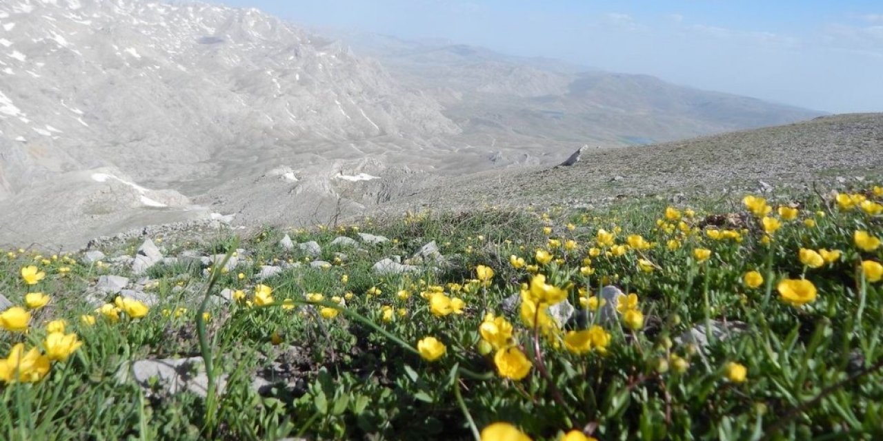 Konya ile Antalya il sınırınında yer alan Geyik Dağı’ndan kartpostallık görüntüler
