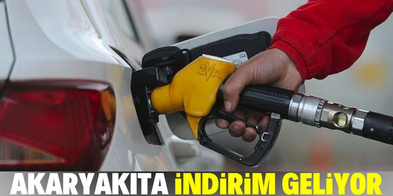 Akaryakıta çifte indirim geliyor