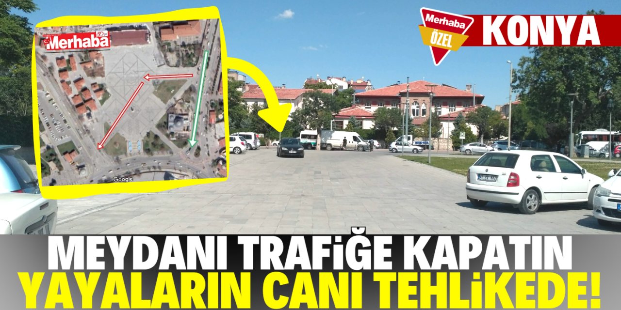 Kılıçarslan Meydanı’nı kaçış yolu yaptılar!