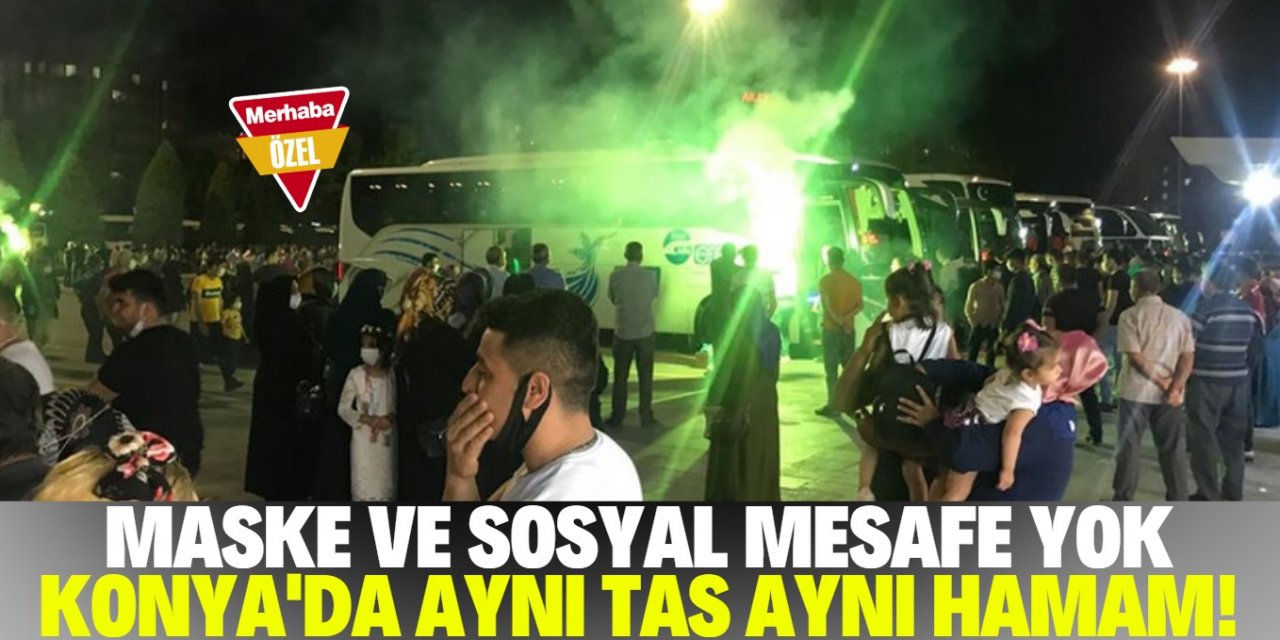 Konya'daki asker uğurlamalarında korkutan manzara!