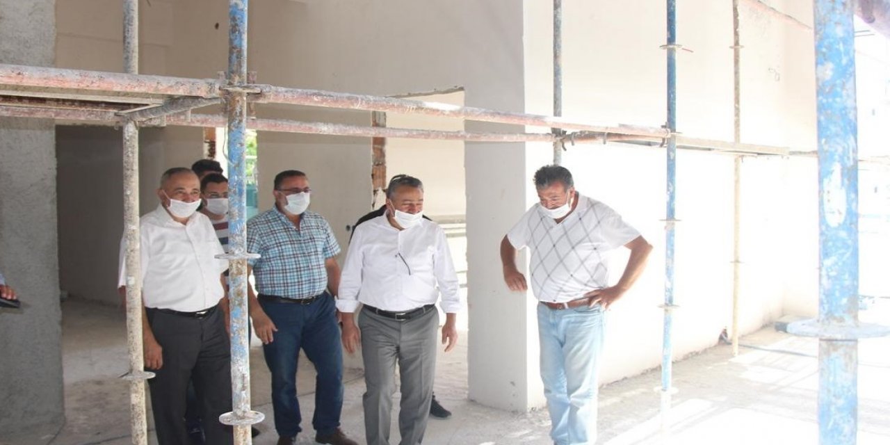 Seydişehir'de KOMEK inşaat çalışmaları başladı