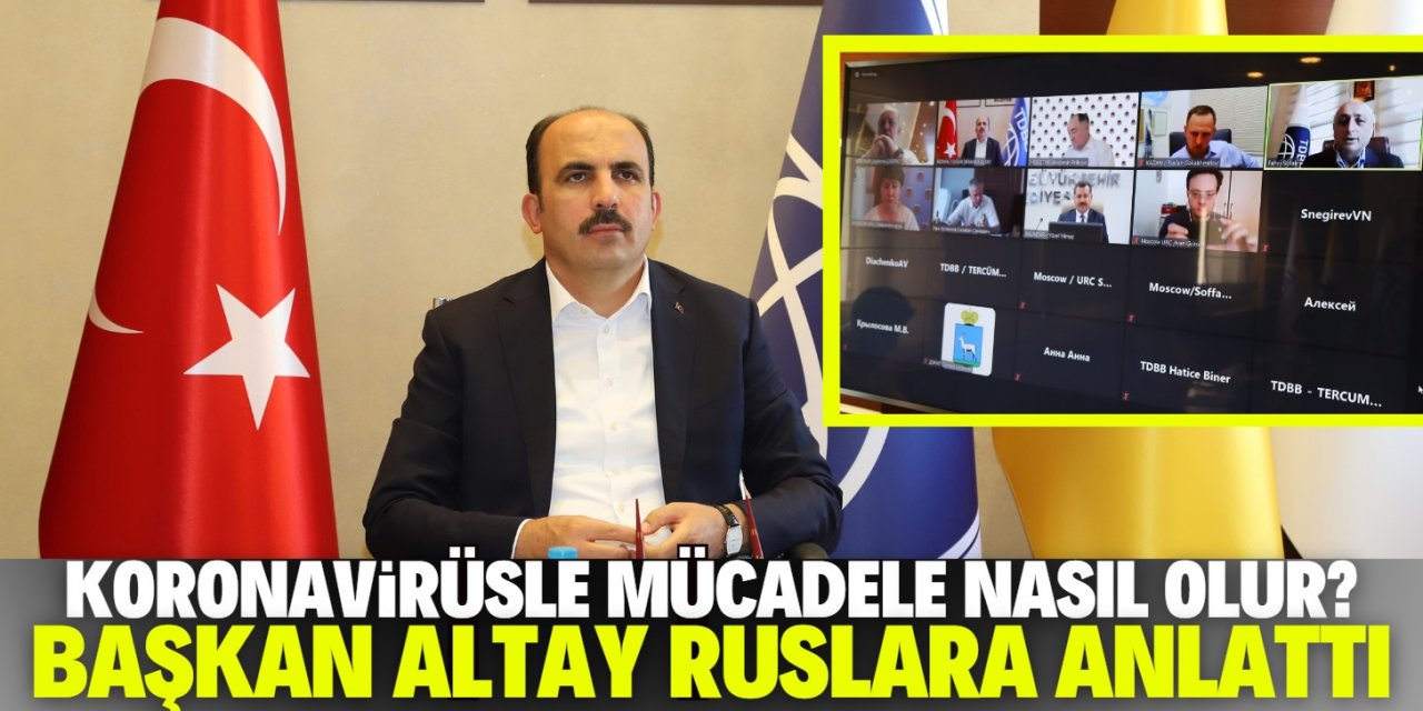 Koronavirüsle nasıl mücadele edilir? Uğur İbrahim Altay Ruslara anlattı