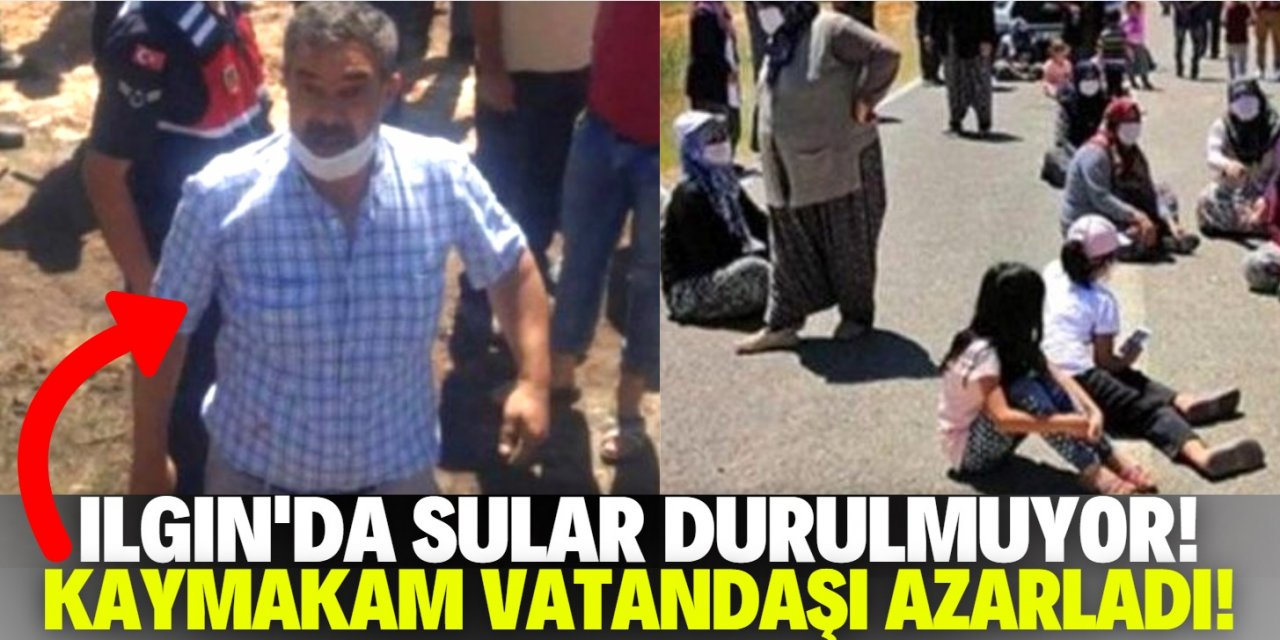 Konya'da skandal olay! Kaymakam vatandaşı azarladı!