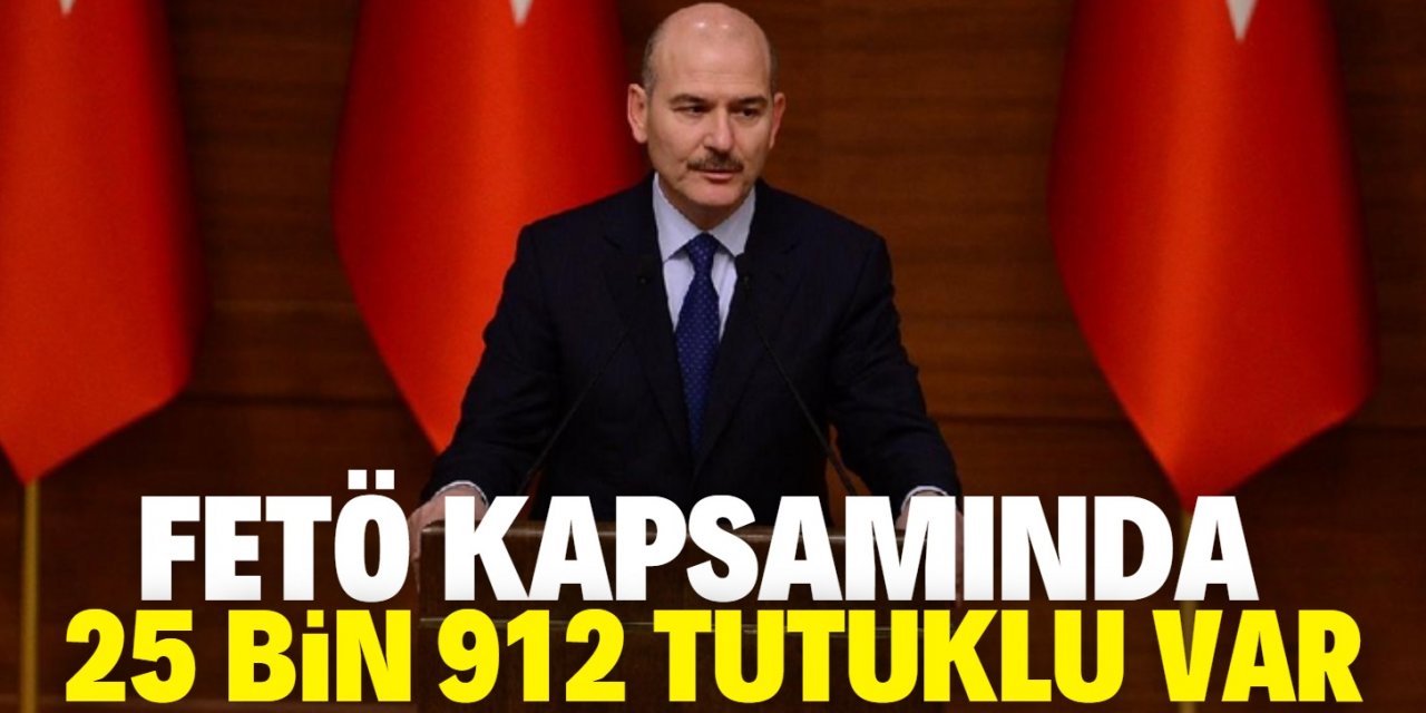 Bakan Soylu, FETÖ bilançosunu açıkladı: 99 bin 066 operasyon