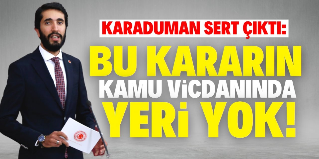 Vatandaşa 'lan' diyen kaymakam terfi ettirilmişti! Konya Milletvekili Karaduman'dan tepki!