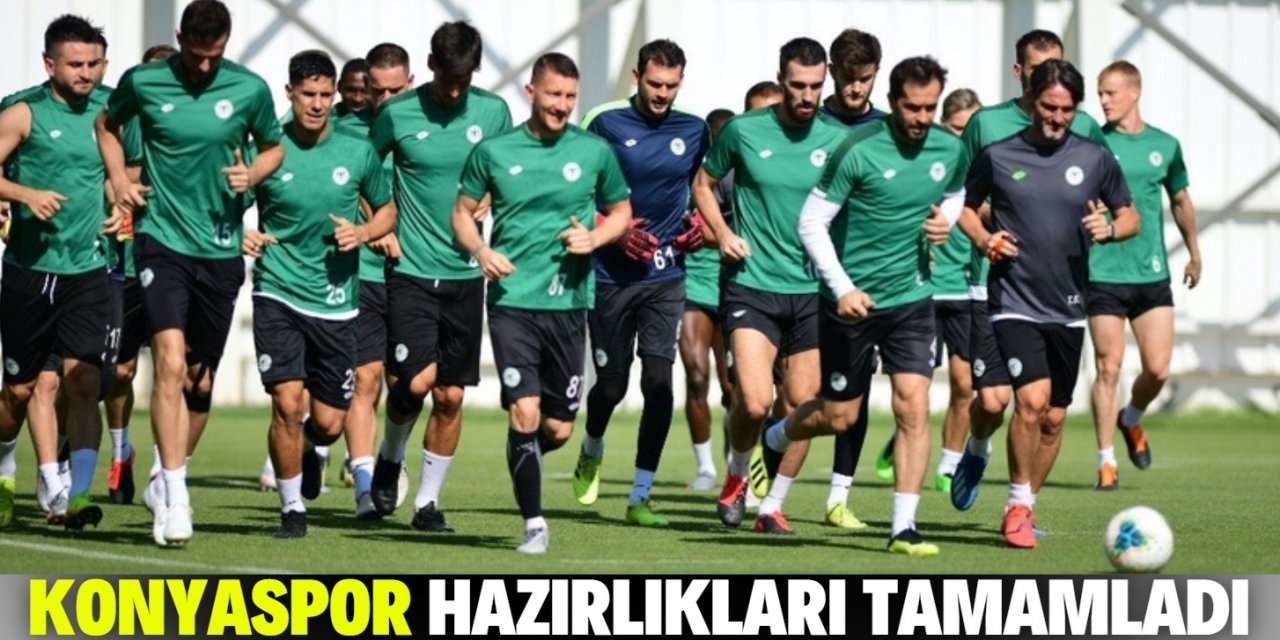 Konyaspor, Trabzonspor hazırlıklarını tamamladı