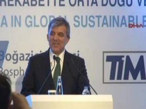 Gül'ün prompter ile imtihanı