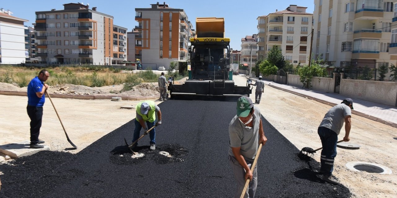 Karatay’da asfalt çalışmaları sürüyor