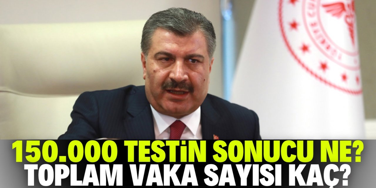 Binlerce kişiye rastgele test yapılmıştı! Bakan Koca sonucu açıkladı