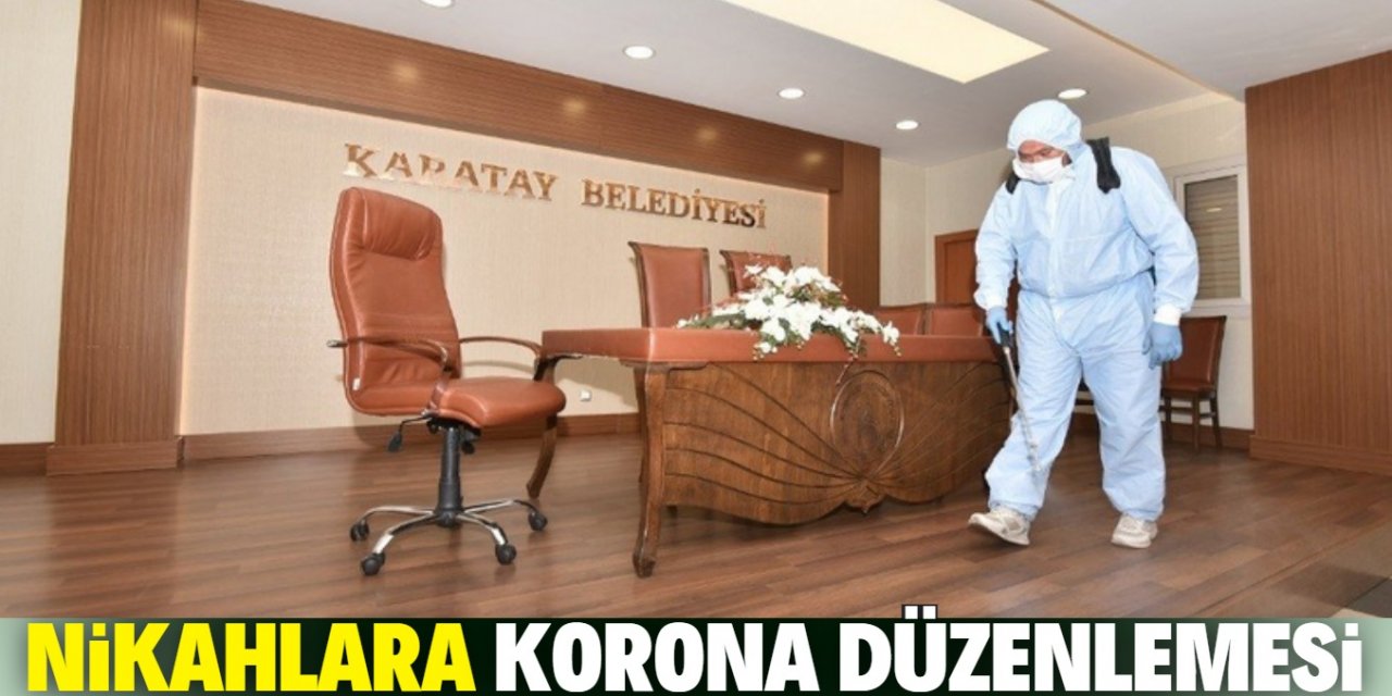 Konya'da nikahlara koronavirüs düzenlemesi!