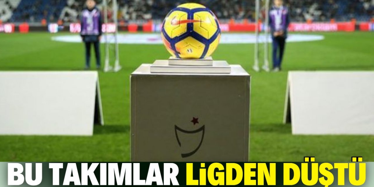 Süper Lig’de düşenler ve Avrupa’ya gidenler belli oldu