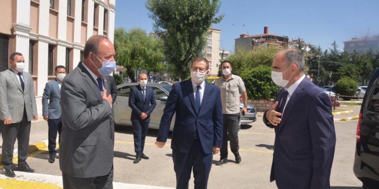 Konya Valisi Vahdettin Özkan Ereğli’yi ziyaret etti