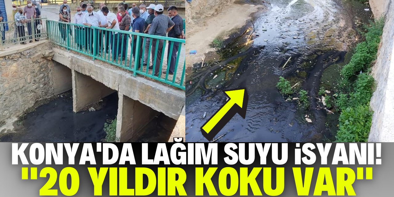 Konya'nın bu mahallesinde kanalizasyon isyanı! "Kokudan evlerimizde oturamıyoruz"