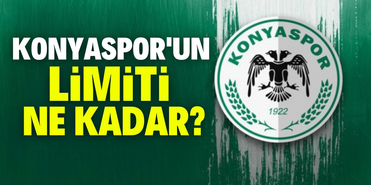 Konyaspor'un harcama limiti belli oldu