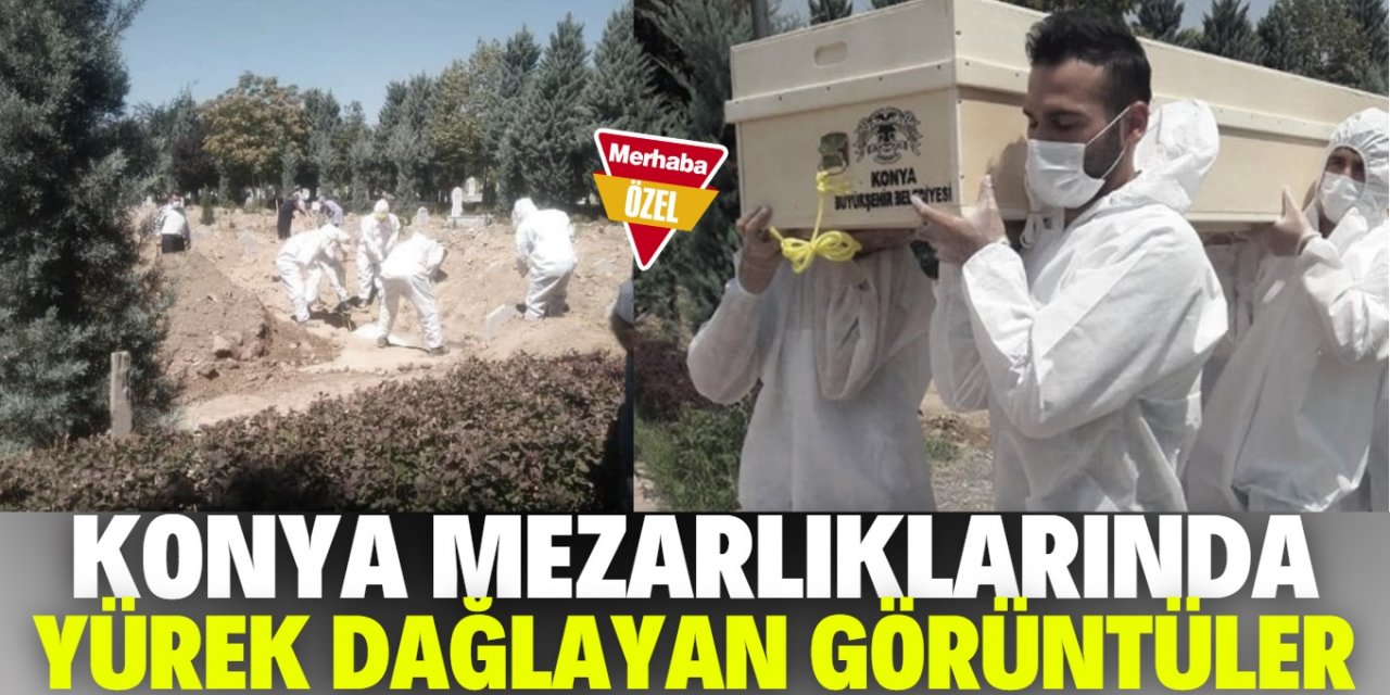 Bu fotoğraflar Konya'da çekildi! Koronavirüs ölümleri artıyor!