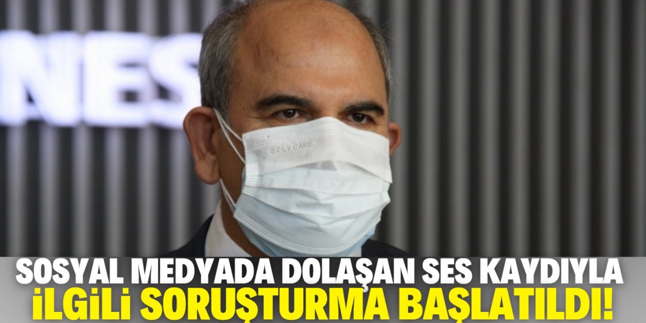Konya’daki hastanelerin dolu olduğuna yönelik ses kaydına soruşturma