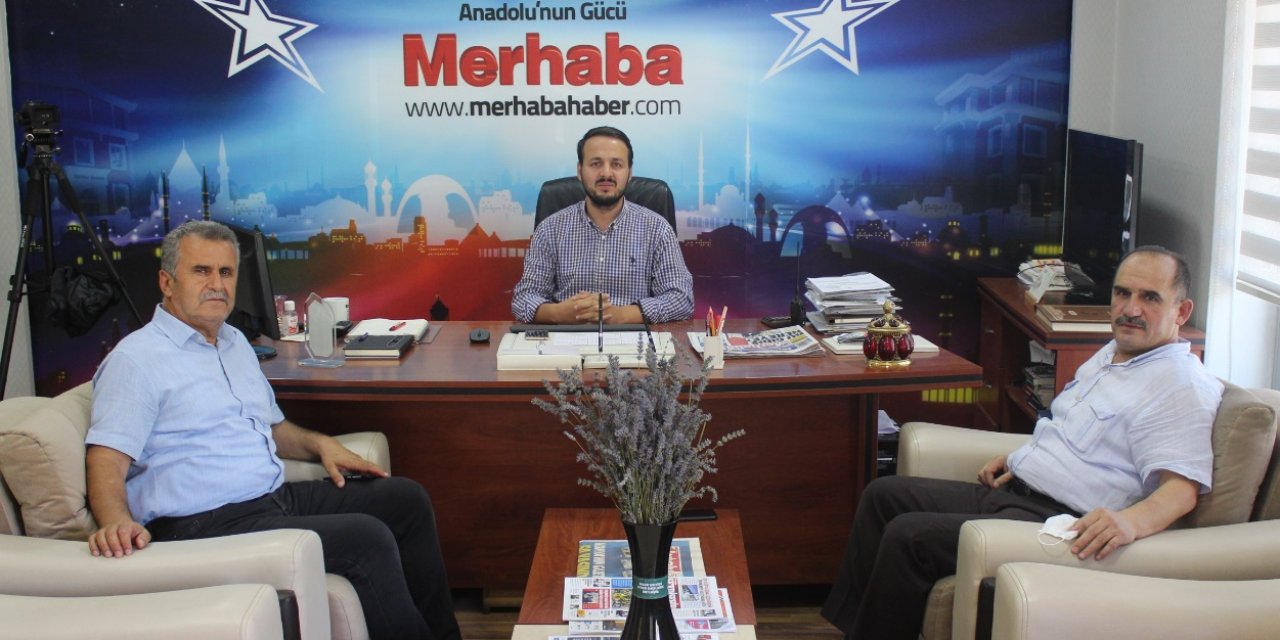 Yener Sütçü'den Merhaba Gazetesi'ne ziyaret