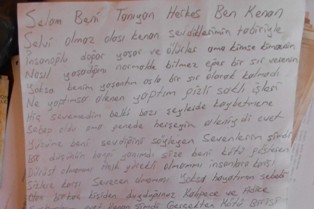 Hırsız mektup yazınca yakalandı