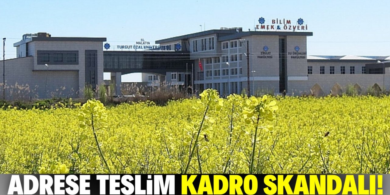 Bir adrese teslim kadro skandalı daha!