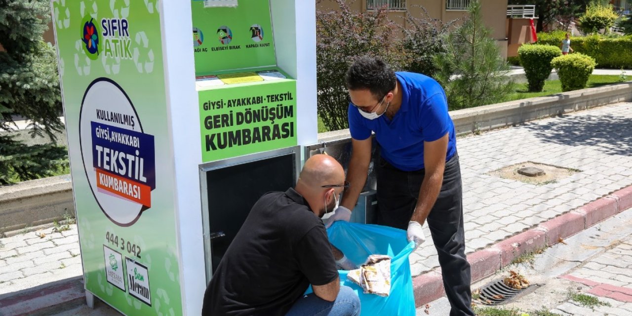 Konya'da kıyafetler israf edilmeyecek