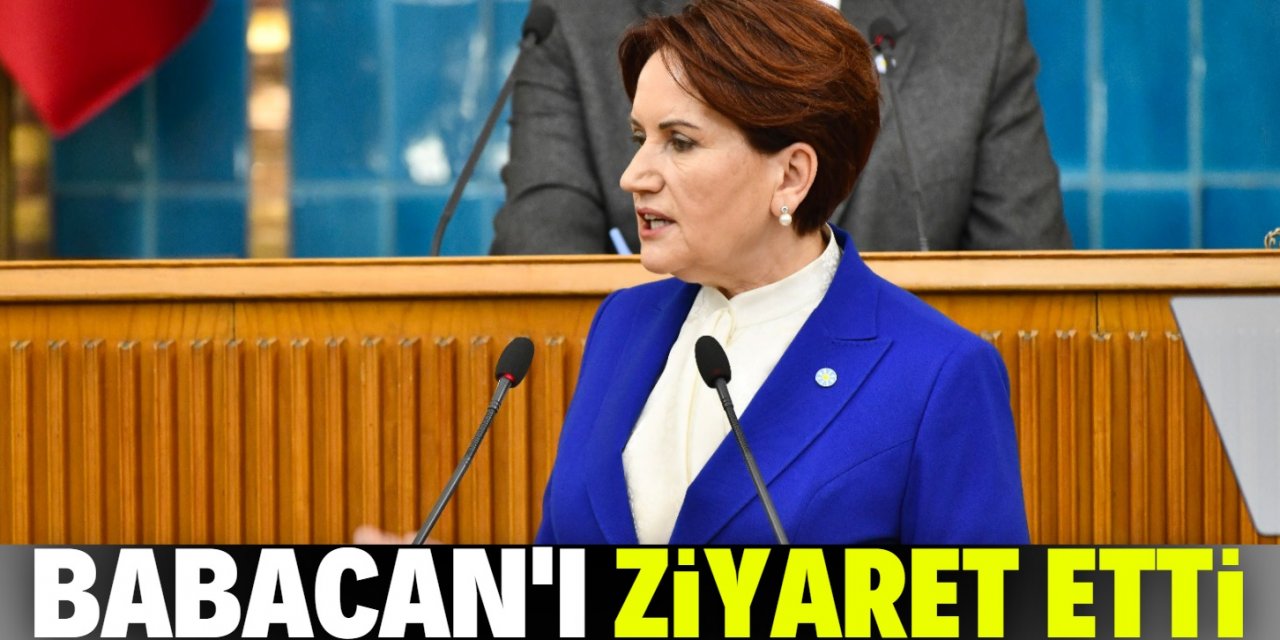 Meral Akşener'den Ali Babacan'a sürpriz ziyaret!