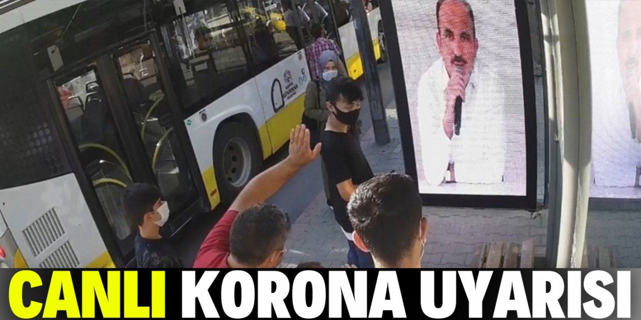 Türkiye’de bir ilk! Konya’da koronavirüse canlı uyarı yapılıyor!