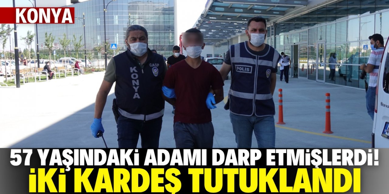 Konya'da kağıt toplayıcıyı darbederek aracını gasbeden kardeşler tutuklandı