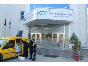 Uşak Sgk 114 Bin Haneye Sigorta Broşürü Dağıtıyor