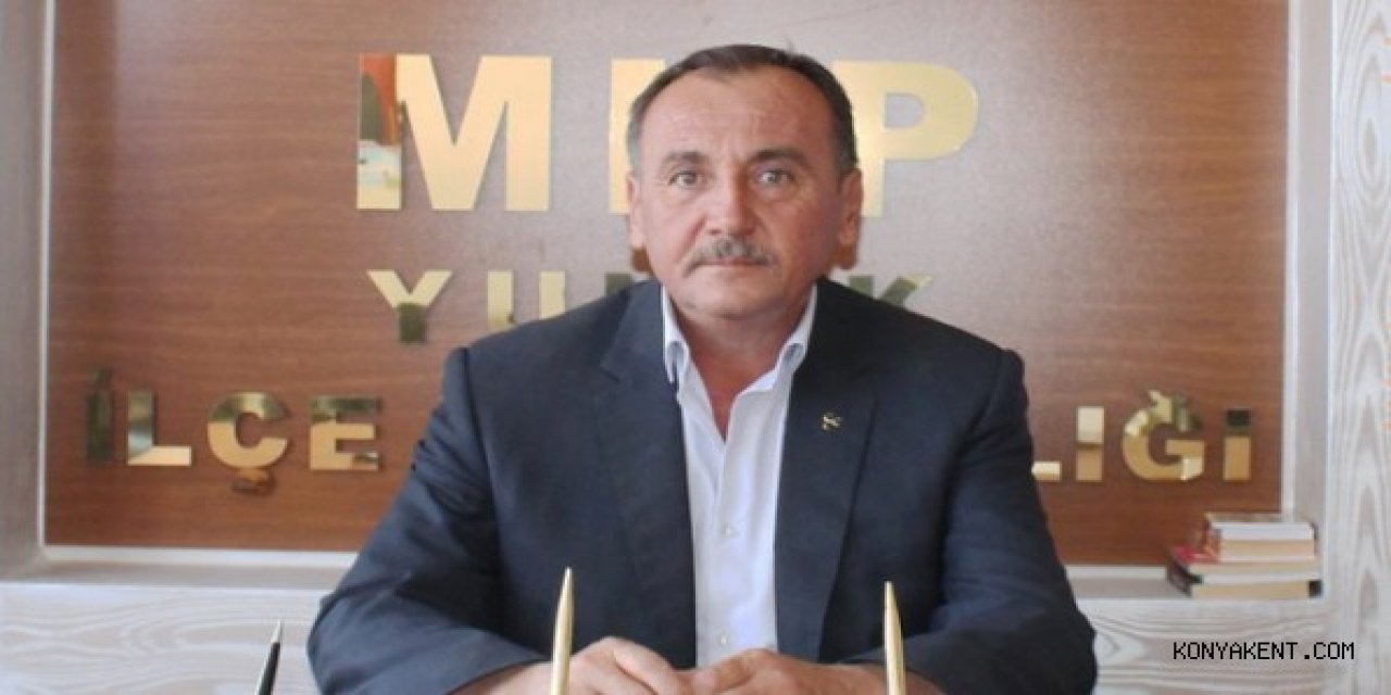MHP Yunak İlçe Başkanı Bayram Çil güven tazeledi