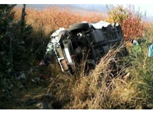 Hatay'da Minibüs Devrildi: 1 Ölü 7 Yaralı
