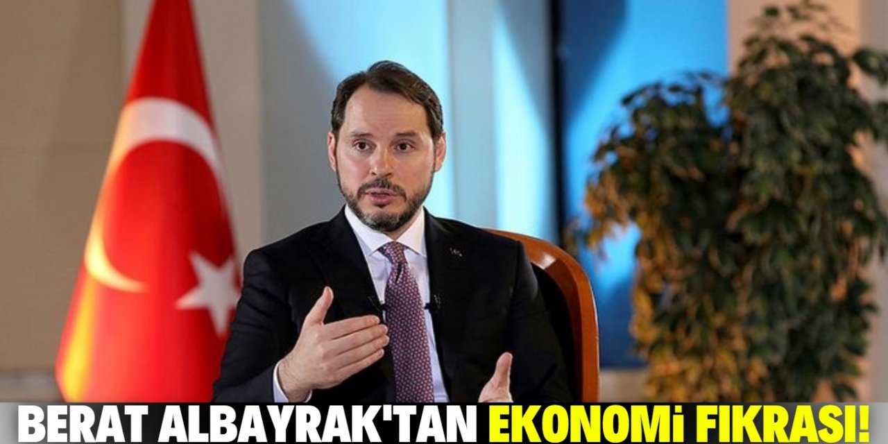 Berat Albayrak'tan canlı yayında 'ekonomi' fıkrası!