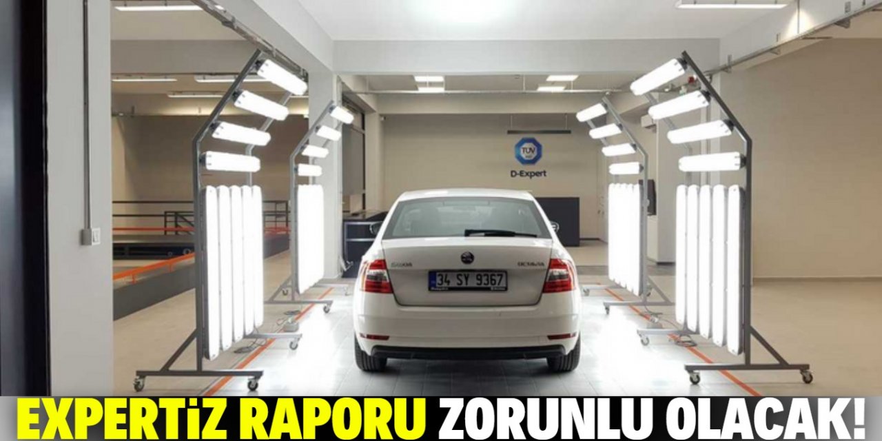 İkinci el araç alacaklar dikkat! Oto ekspertiz raporu zorunlu olacak